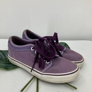 Vans Lavender Purple Leather Suede Chukka Low Top Lace Up Sneaker Trainer Shoes